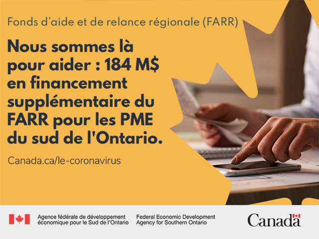 Le gouvernement du Canada annonce un soutien accru aux entreprises dans le contexte de la COVID-19