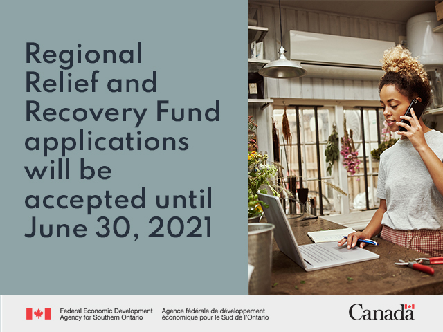Regional Relief and Recovery Fund applications need to be submitted by June 30