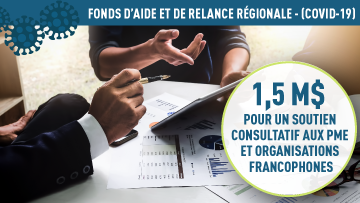 1,5 M$ pour un soutien aux PME et aux organisations francophones