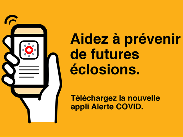 Santé Canada encourage les Canadiennes et les Canadiens et à briser le cycle de l’infection avec l’application Alerte COVID : maintenant disponible aux fins de téléchargement!