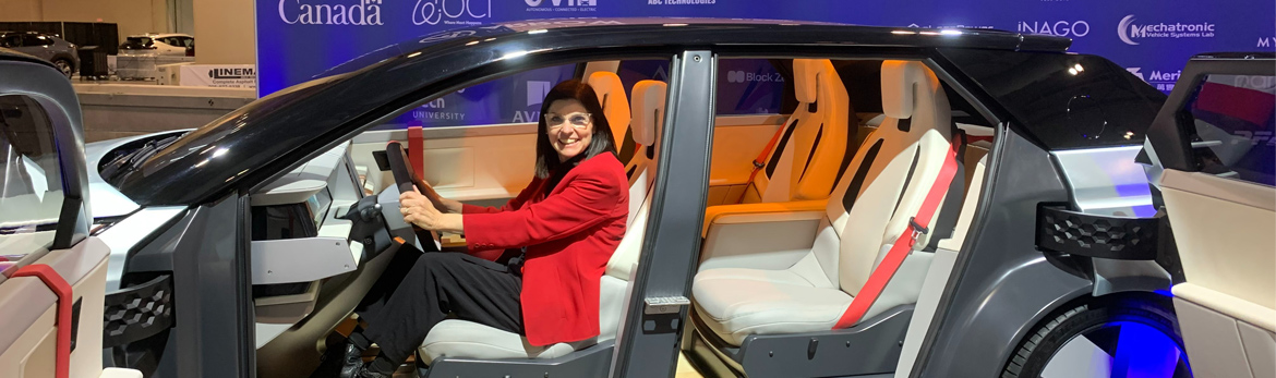 Minister Tassi celebrates Canadian unveiling of Project Arrow, the first Canadian-made fully electric vehicle and announces support for the Canadian International AutoShow, and Myant Inc, a Project Arrow supplier